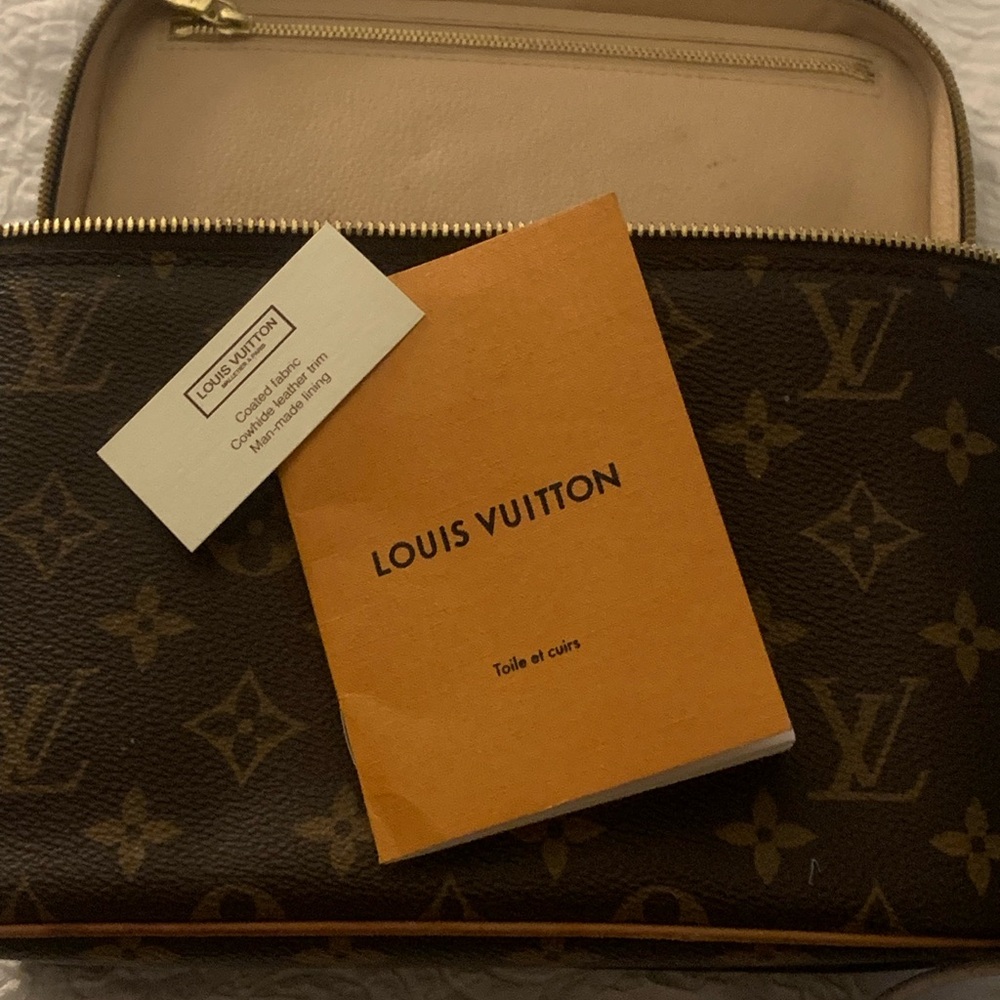 Louis Vuitton Brown Monogram Cosmetic Bag